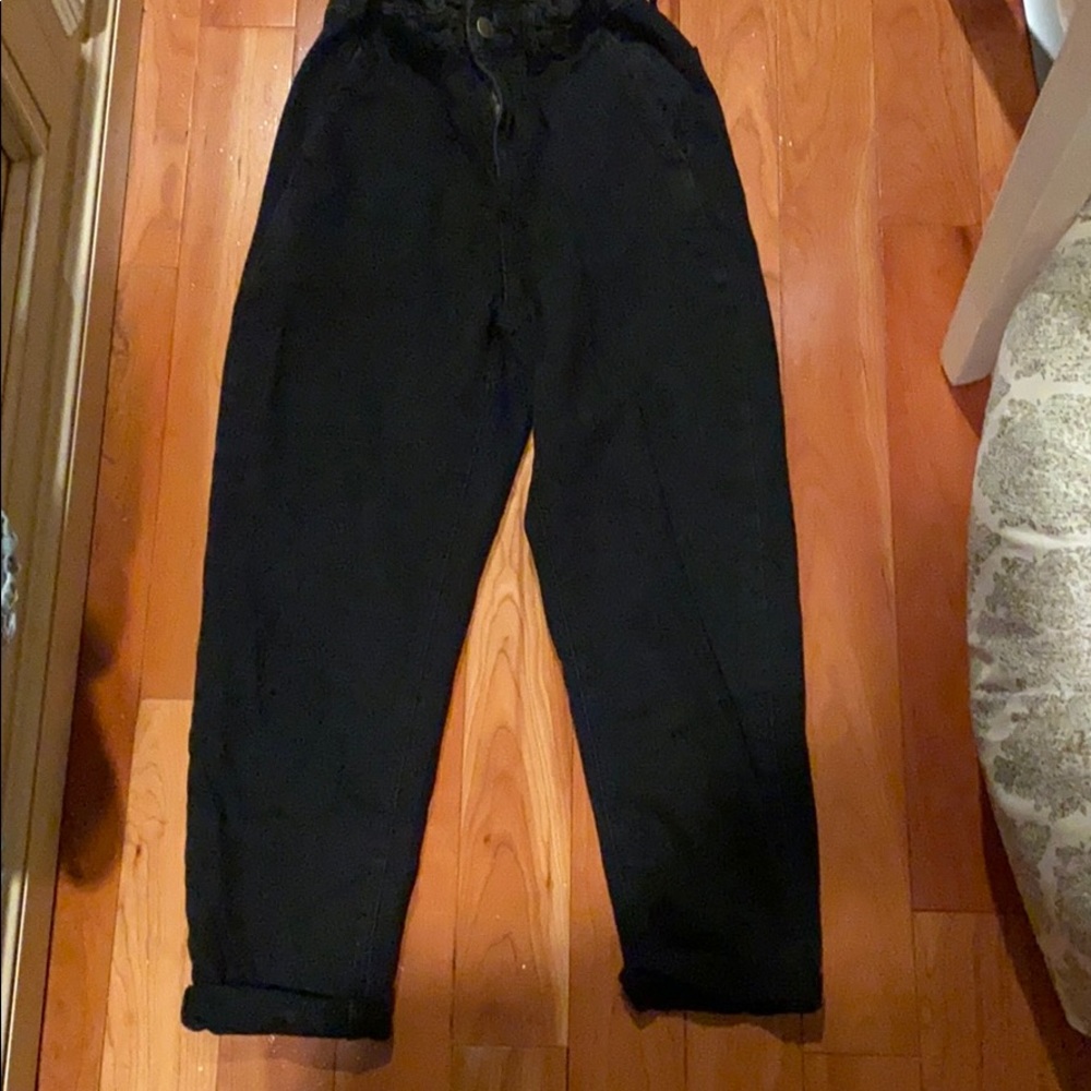 ZARA BAGGY JEANS- Black